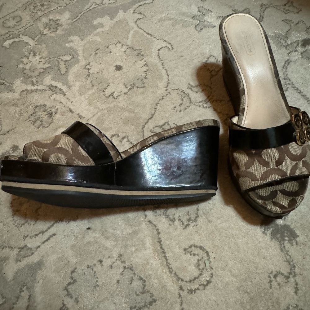 Coach Geri platform sandals - Picture 5 of 10